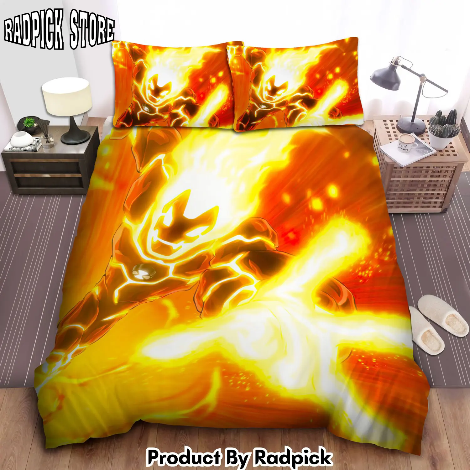 Radpick ben 10 heatblash flying duvet cover bedroom sets comfortable bedding sets rp3278407
